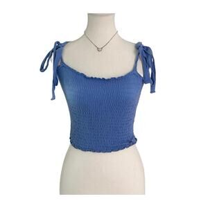 Hollister Size Small Blue Cropped Top